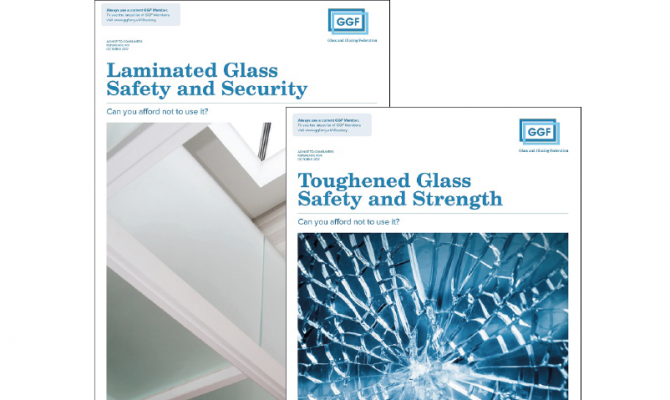 ggf laminated toughened glass leaflets