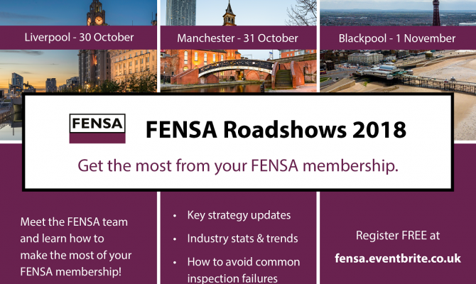 FENSA Roadshow 2018 Calendar - North West