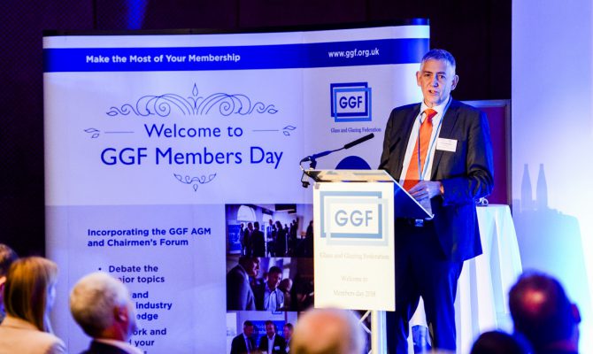 GGF Group CEO Kevin Buckley addresses attendees at GGF Members Day 2018
