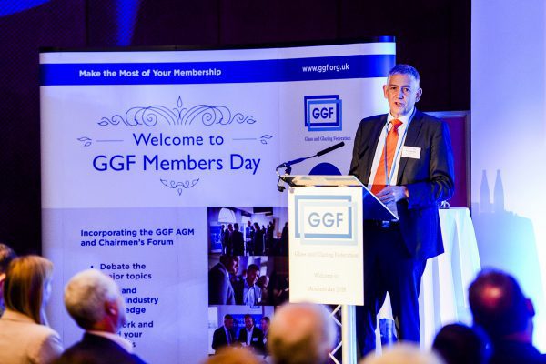 GGF Group CEO Kevin Buckley addresses attendees at GGF Members Day 2018