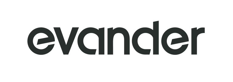 Evander Logo Landscape RGB Grey 15 768x271